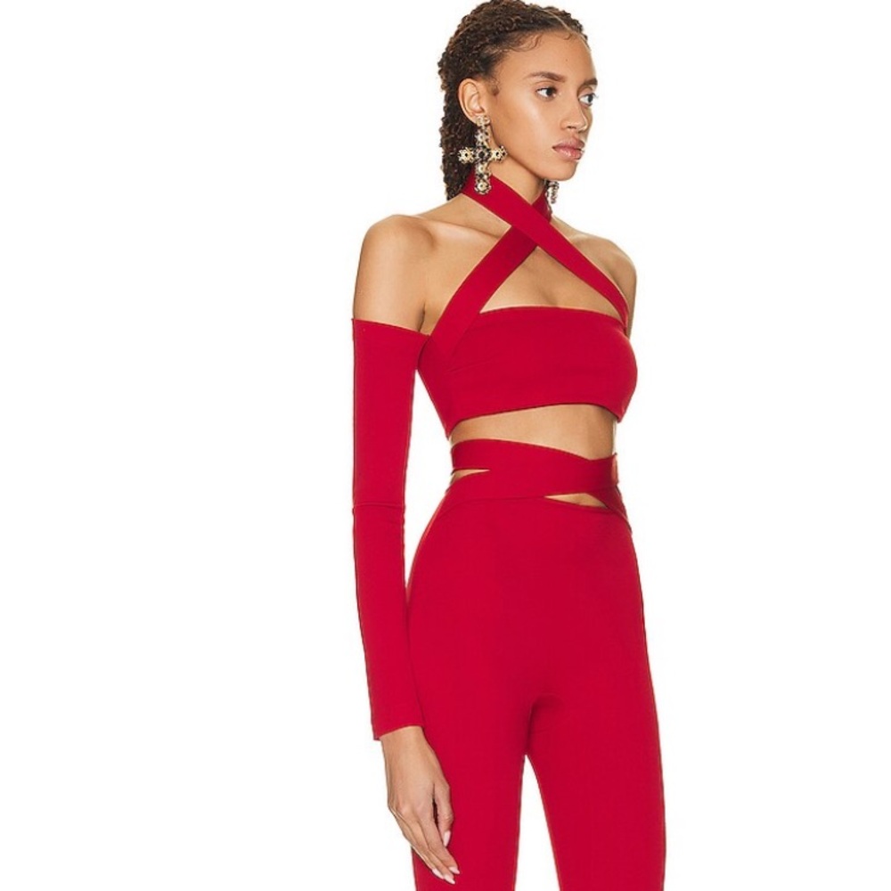 Dolce & Gabbana halterneck cut-out top - NEW WITH TAGS